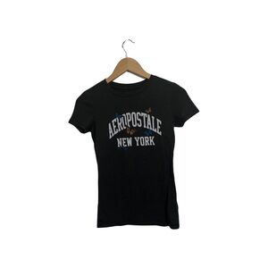 Aeropostale Dark Gray Tee with New York Graphic